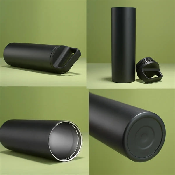 600ml Casual Thermos Cup With Portable Straight