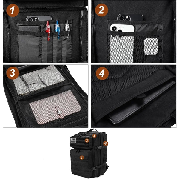 Large Military Tactical Army Assault Backpacks