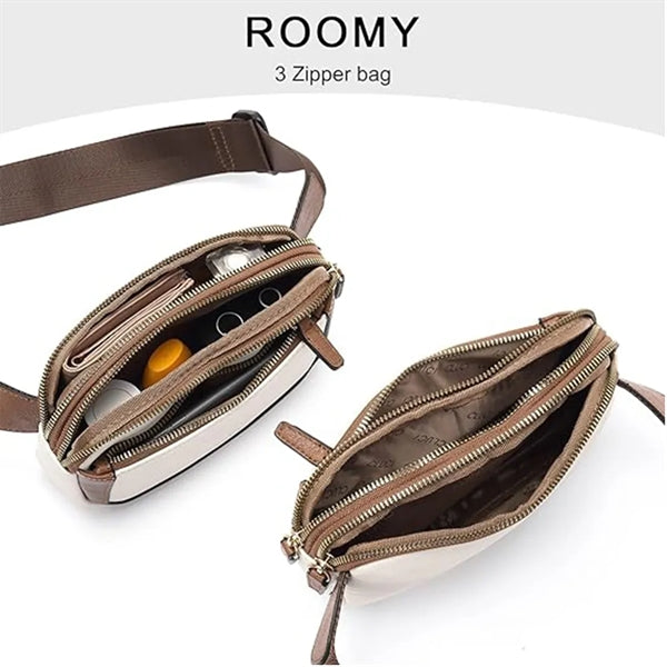 Vegan Leather Crossbody Waist Belt Bag