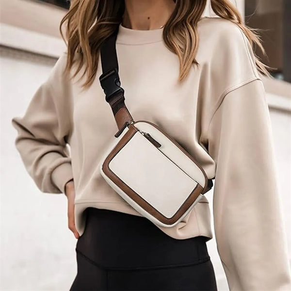 Vegan Leather Crossbody Waist Belt Bag