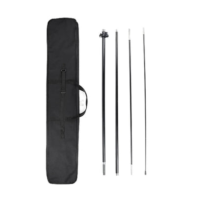 DOUBLE SIDED 11' CUSTOM FEATHER FLAG KIT W/SPIKE BASE