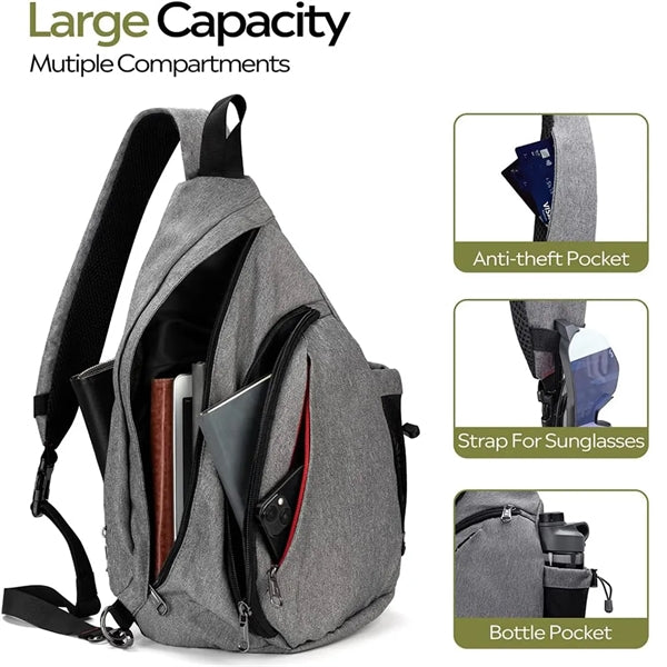 Outdoor Crossbody Shoulder Chest Urban Travel Backpack