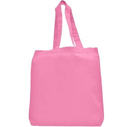 6 oz Cotton Canvas Tote Bag W/ Gusset (15" X 16")