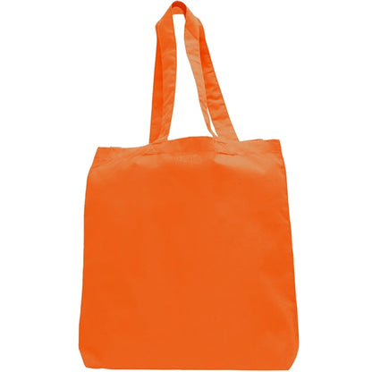 6 oz Cotton Canvas Tote Bag W/ Gusset (15" X 16")
