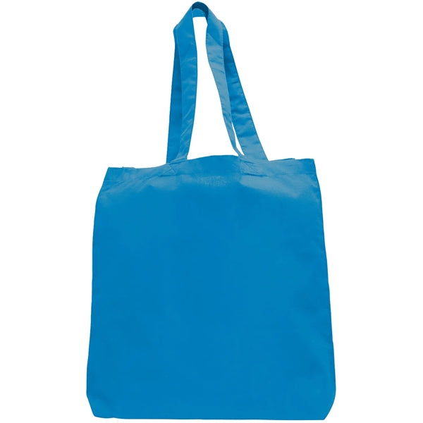 6 oz Cotton Canvas Tote Bag W/ Gusset (15" X 16")