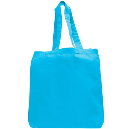 6 oz Cotton Canvas Tote Bag W/ Gusset (15" X 16")