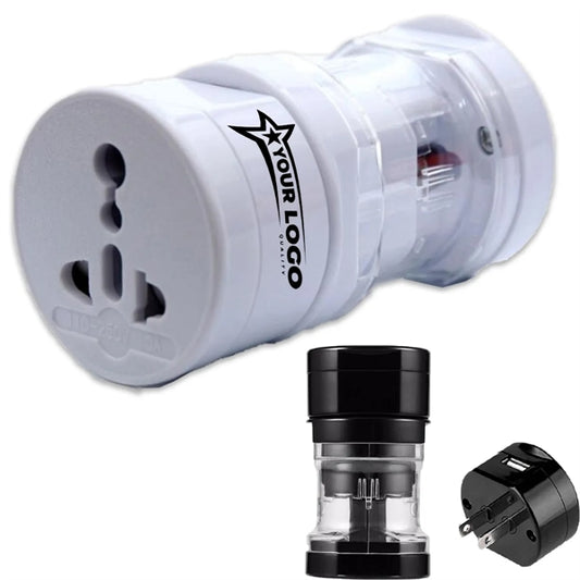 International Multipurpose Travel Charging Adapter With USB