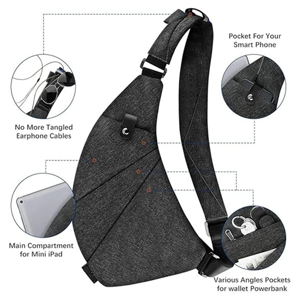 Crossbody Trendy Anti Theft Safe Purse Bags for Travel