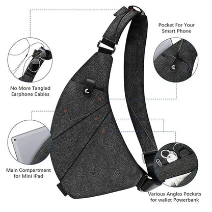 Crossbody Trendy Anti Theft Safe Purse Bags for Travel