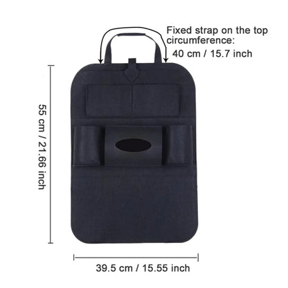 Hanging Car SeatBack Organizer With Shoulder Strap