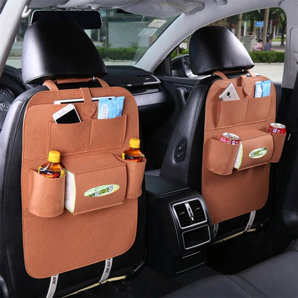Hanging Car SeatBack Organizer With Shoulder Strap