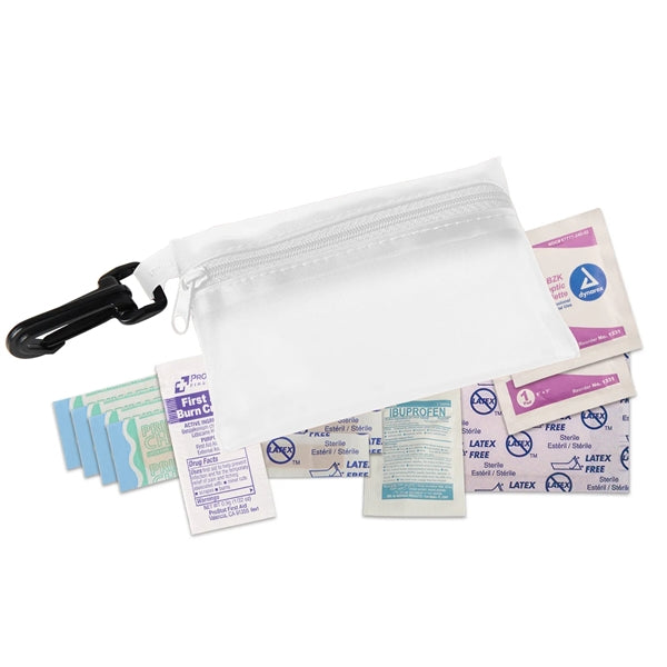 Mini First Aid Kit with Carabiner