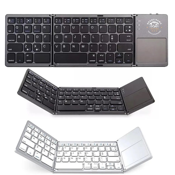 Foldable Bluetooth Keyboard with Touchpad Rechargeable
