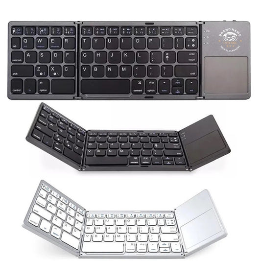 Foldable Bluetooth Keyboard with Touchpad Rechargeable