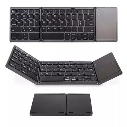 Foldable Bluetooth Keyboard with Touchpad Rechargeable