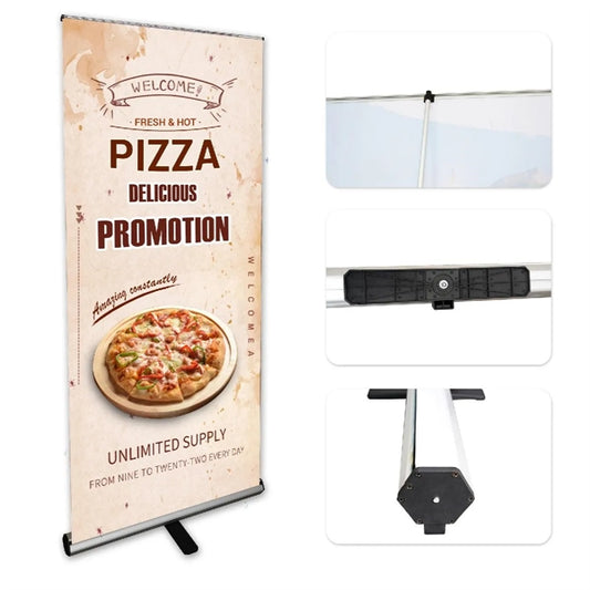 31.5" RETRACTABLE BANNER STAND W / GRAPHIC