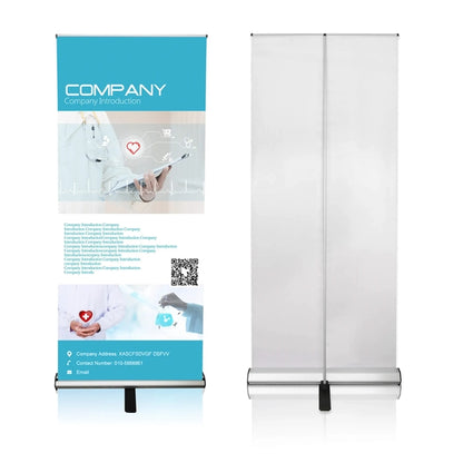 31.5" RETRACTABLE BANNER STAND W / GRAPHIC