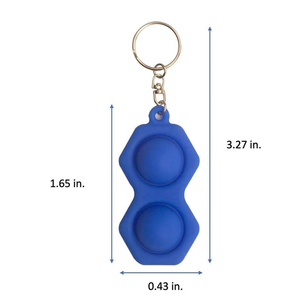 Decompression Tool Bubble Brain Vent Pinch Toy KeyChain