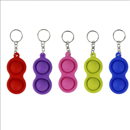 Decompression Tool Bubble Brain Vent Pinch Toy KeyChain