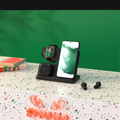 3 In 1 Dual Angle Fast Wireless Charging Stand For Samsung