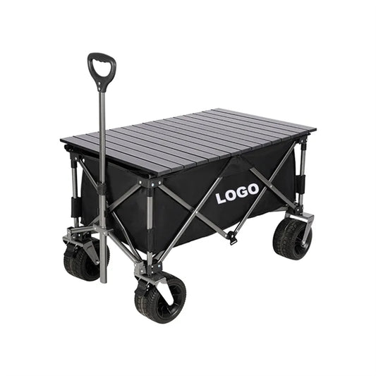 Camping Park Wagon Cart with Aluminum Table Plate