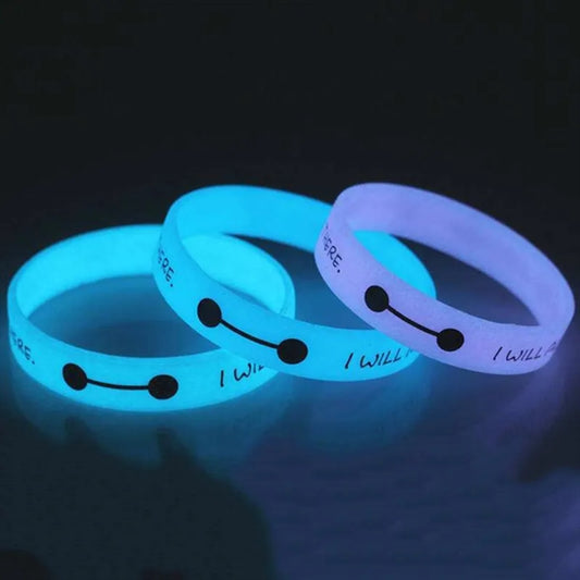 Glow in the Dark Silicone Wristbands w/ Custom Imprint