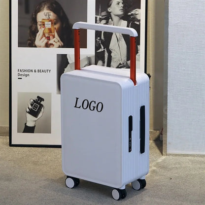 Carry On Luggage PC Hardshell Suitcase Wide Handle 20in