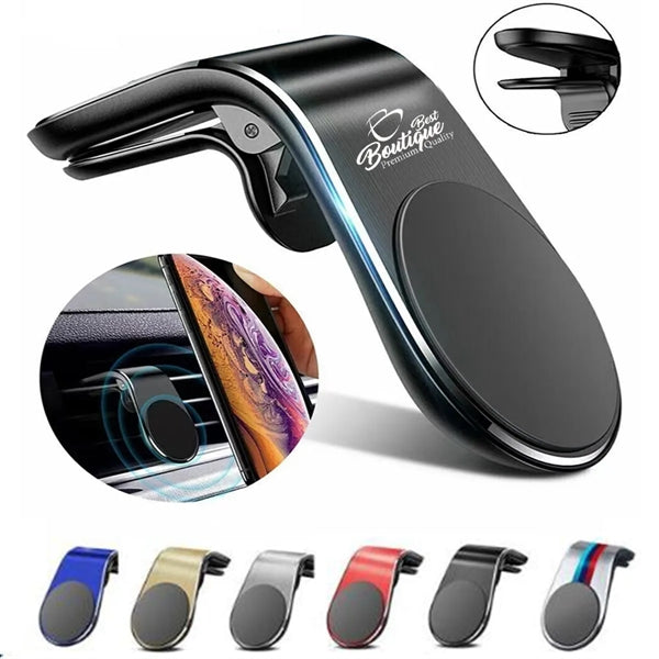 Adjustable Magnetic Car Air Vent Smartphone Stand Holder
