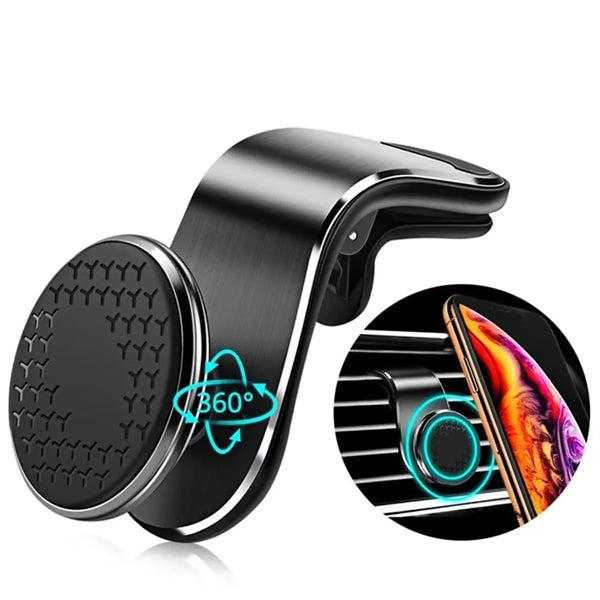 Adjustable Magnetic Car Air Vent Smartphone Stand Holder