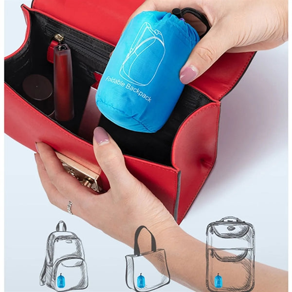 Foldable Waterproof Backpack Lightweight Camping Travel Bag