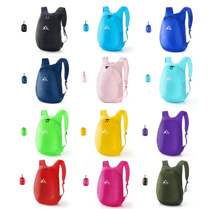 Foldable Waterproof Backpack Lightweight Camping Travel Bag