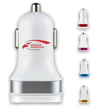 Portable Fast Charging Dual Smart Port USB Car Charger