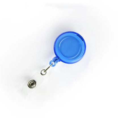 Retractable ID Badge Reel Clip On Card Holder for Name