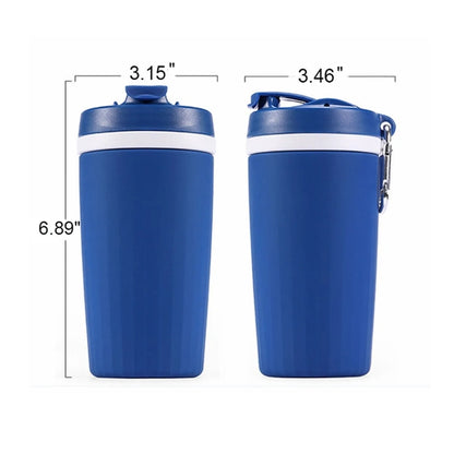Double Wall Insulation Silicon Leak Proof Travel Mug