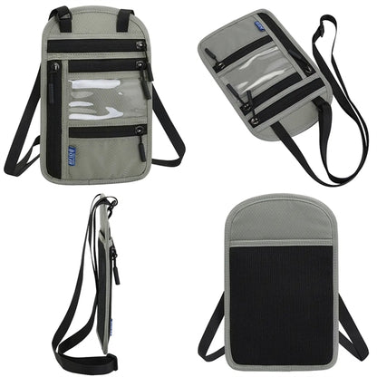Travel Neck Wallet with RFID Blocking