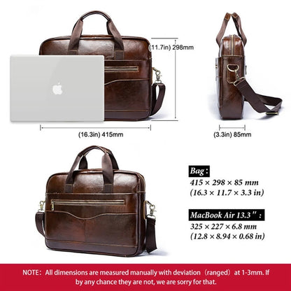Genuine Leather Briefcase for Men