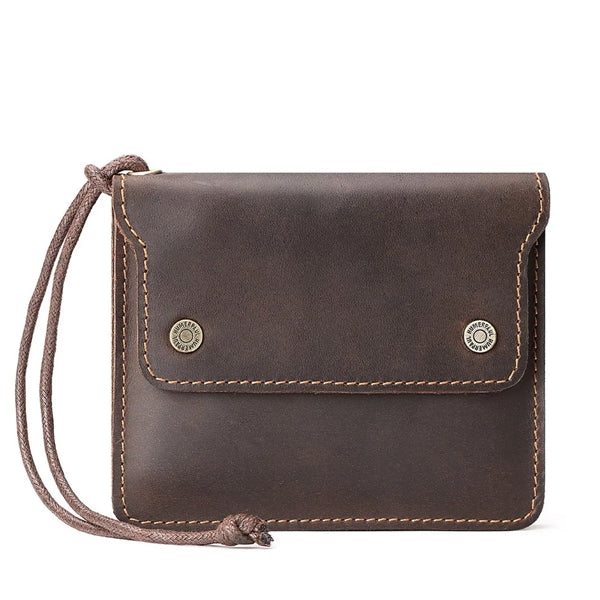 Genuine Leather Slim Wallet for Men