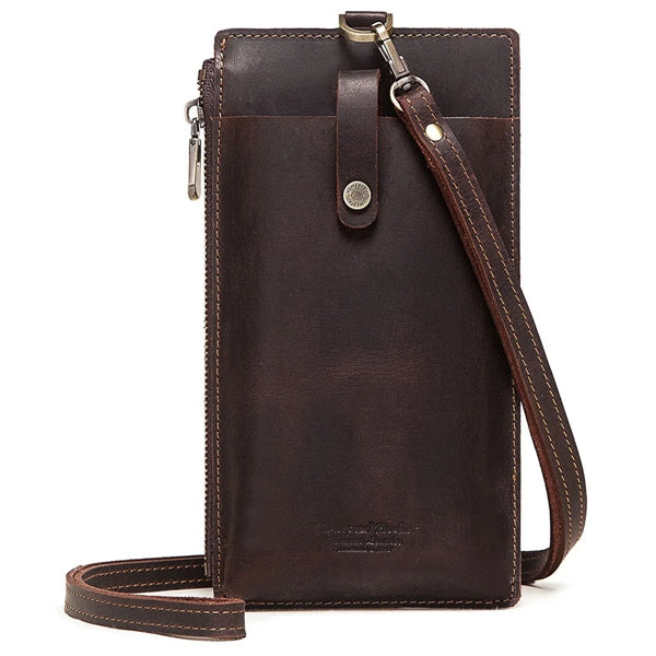 Cell Phone Case Wallet with Neck Lanyard