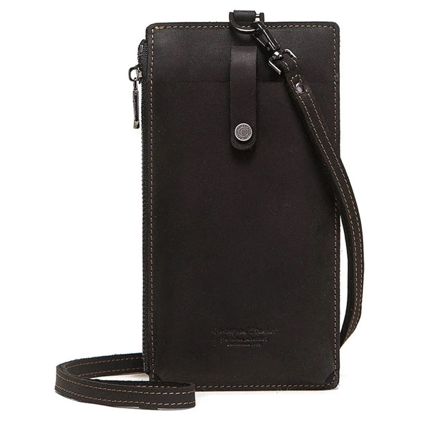 Cell Phone Case Wallet with Neck Lanyard