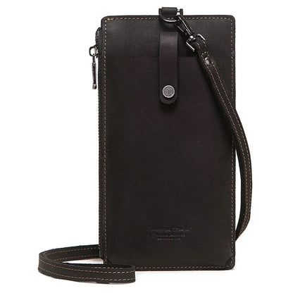 Cell Phone Case Wallet with Neck Lanyard