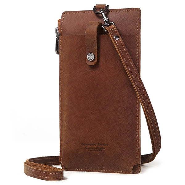 Cell Phone Case Wallet with Neck Lanyard