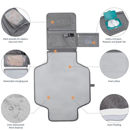 Detachable Travel Changing Pad