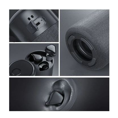 2 in 1 Portable Wireless Bluetooth Speaker and Earbuds