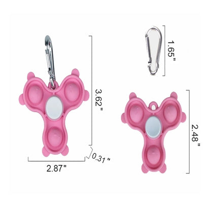 Silicone Durable Relieve Stress Spinning Fidget Spinner Toys
