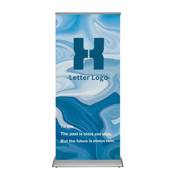 Retractable Banner Stand with Aluminum Frame 31.5" X 79"