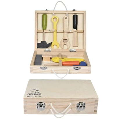 Funny Educational Wooden Maintenance Combination Tool Kit