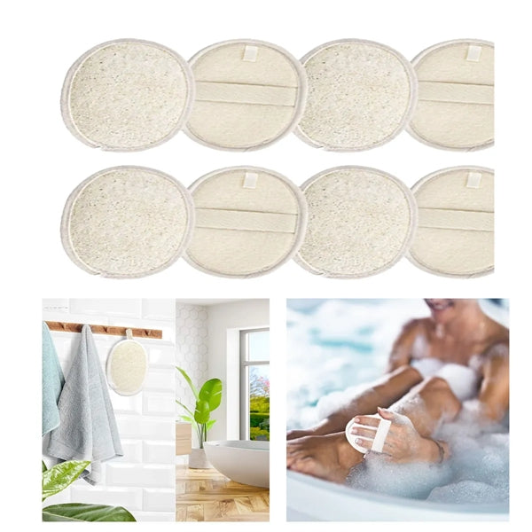 10 Soft Eco Friendly Biodegradable Loofah Bath Sponge