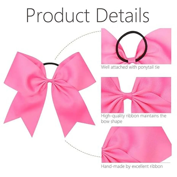 Large Fashionand Handmade Bowknot Elastic Hair Tie Bands