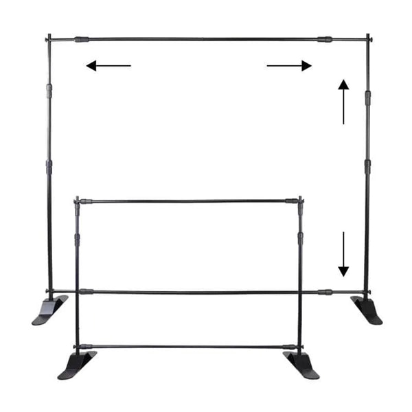 8' X 10' BACKDROP STEP AND REPEAT BANNER STAND