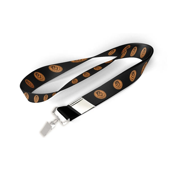 3/4" Price Saver Lanyard with Bull Dog Clip-A